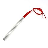 uxcell カートリッジヒーター　シングルヘッド　電気ヒーター　レッド　AC 220V 500ワット 10mmx120mm