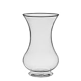 Syndicate Sales 8 1/2' Pedestal Vase, Clear [並行輸入品]