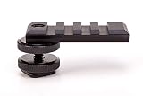 Broptical カメラ用 ネジ付きホットシュー 20mmレイルベースセット ショートver マウントベース サバゲー マウント カメラ デジカメ 撮影