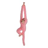 Lovoski 可愛い　25.5インチ　動物　ぬいぐるみ　 モンキー 　ハンドハンギング　手吊り猿　子供　お気に入り　おもちゃ　装飾　贈り物　　6色選べる - ピンク