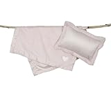 Barefoot Dreams Cuddle Nap to Go Pillow 12 x 16, Blanket 30 x 36 ピンク FBA_041-PIN