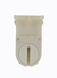 Leviton 23654-TWP Miniature Base, T5 Bi-Pin, Fluorescent Lampholder, White with Panel by Leviton