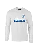 NCAAブロック100 %防縮加工長袖Tシャツ 3L ホワイト