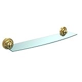 Allied Brass PR-33/24-PB 24 x 5 Glass Shelf Polished Brass [並行輸入品]