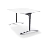 コクヨ  配送・組立・設置込    ミーティングテーブル DAYS OFFICE FLIP TOP XY-TFT128FPMCW 幅120×奥行8