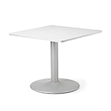 リフレッシュテーブル・ラウンジテーブル/　KTテーブル　幅900×奥行900mm　【角型・丸ベース脚】 カラー:メープル