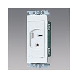パナソニック(Panasonic) コスモシリーズワイド21 小型接地2P30A埋込コンセント 250V ホワイト WTN3730W