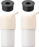 アトラス ペットボトルホルダー 水筒 2個セット 保冷 ペットボトルクーラー 500ml 700ml 真空断熱 アイボリー 大容量 ハンドル 取っ手付き スペーサー付き ボトルインボトル ABIB-LIVSP2P