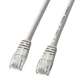 サンワサプライ(Sanwa Supply) エンハンスドカテゴリ5より線クロスケーブル 1m ライトグレー KB-T5Y-01CN