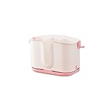 BESTONZON キッチン収納ラック 箸立て 壁掛け プラスチック製 食器ホルダー 真空吸盤 防水防菌（赤と白）
