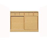 大川家具 関家具 カウンター下収納 ラブミ― 120cm幅 ナチュラル 162181