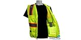 Global Glove Frogwear Lime XL Mesh Safety Vest - 4 Pockets - GLO-079 [PRICE is per EACH] by Global G