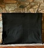 Large Pavenex暖炉Blanket Stops Overnight熱損失で、ブラック