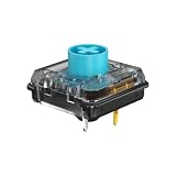 KAILH ロープロファイル メカニカル キーボード スイッチ Choc V2 ロープロファイル キーステム DIY MX スイッチ タクタイル クリック リニア(10個、ブルー)