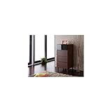 レトロモダン収納シリーズ【NOLDO】ノルド　チェストダークブラウン