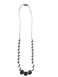 Lacey Baby Teethingネックレスfor Mom、シリコンTeethingビーズ、100 % BPAフリー パープル