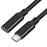USB Type-C to Type-C 0.5m 延長ケーブル 50cm ブラック