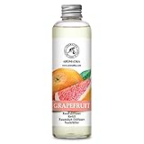 リードディフューザーオイル詰め替えグレープフルーツ - 6.8オンス 200ml - 集中的で長い香り - 持続するナチュラルルームの香り - ノンアルコール - オフィス用 - ブティック - レストラン - アロマセラピー