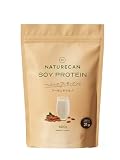 Naturecan (ネイチャーカン) ソイプロテイン (600g 20食分 プロテイン 21g) (アーモンドミルク つぶつぶアーモンド) 女性 ソイ ビタミンB群 & ビタミンD 配合 人工甘味料不使用