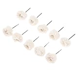 ウールホイール ウール研磨バフ 研磨ホイール ロータリー工具用 研磨研削ホイールウール研磨ボールホイール用 10個入り