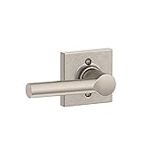 Schlage f170 BRW 619 Colコリンズトリムブロードウェイnon-turningレバー、サテンニッケル