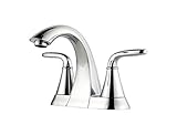 Price Pfister F-048-PD Pasadena Centerset Two Handle Bathroom Faucet, 4 Inch, Chrome Finish [並行輸入品]