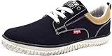 [エドウイン] メンズ 靴 スニーカー ビジカジ クールビズ おしゃれ カジュアル シンプル 合わせやすい 軽量 外羽根 ネイビー 26.0 cm 3E