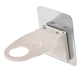 B Blesiya シンプルな壁用シャンプーラック 粘着壁フック 浴室シャワージェルフック キッチン 液体ソープホルダー ラック 多機能ボトルハンガー 10x5.5x5cm イエロー 9ee08c57