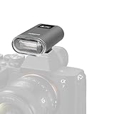 FOMITOカメラフラッシュMiniフラッシュスピードライト GN12 フラッシュストロボ スピードライト ユニバーサルシングルコンタクト標準のホットシューマウント付き (グレー-5cm)