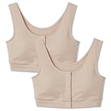 前あきブラジャー ラクブラ ノンワイヤー 挿入パッド付 【着脱しやすい】 術後 入院 乳がん セルフェア CI4055