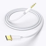 EKVUVKE AUX ケーブル タイプC 1.2M Type-C 3.5mm ケーブル【16Bit/48KHz】【HIFI音質】【DAC搭載】【SNR : 92dBFS】USB-C イヤホンジャック 変換 ヘッドホン/PC/スマホ/ホームステレオ/カーステレオ/スピーカー などに対応