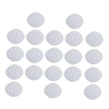 Totority 20個 母乳パッド 綿の授乳パッド 母親の授乳パッド 摂食 授乳用 パッド ブラジャーパッド 授乳用ブラパッド 胸 授乳ブラ 母パッド カバー エコロジカルコットン 白い