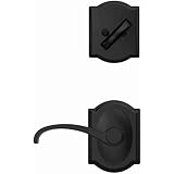 Schlage fc59-wit-camカスタムWhitney Single円柱Sectional内部パックwith、マットブラック