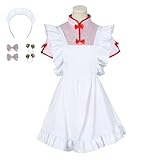 [KC-COS] らんま1/2 シャンプー コスプレ衣装 早乙女乱馬 シャンプー チャイナ服 シャンプー メイド服 ハロウィン コスチューム セット 仮装 変装 アニメ クリスマス イベント 文化祭・XL