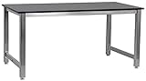 BenchPro ksz2436 Kennedyワークベンチwithステンレススチールフレームと3 / 4 " Thick Phenolic樹脂Top