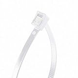 Gardner Bender 46-308UVBSC Nylon Self-Cutting Cable Tie 8 Inch. 50 lb. Tensile Twist-Off Stainless S