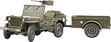 ファインモールド 1/20 アメリカ 1/4トン 4ｘ4トラック (トレーラー・機関銃付) プラモデル 82002 (戦闘車両)