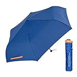 Waterfront 折りたたみ傘 日傘兼用雨傘 LIGHT CARBON Navy/Orange 53cm 軽量 UVカット 90% ユニセックス BCSFA-3F53-UH-NO
