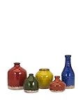 IMAX 13620-5 Cameron Mini Vase - Set of Five, Multi by IMAX