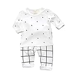 Cutelove 子供服 パジャマ 寝巻き 円点 長袖 綿 ルームウェア 女の子 男の子 ベビー 上下セット 1-3歳