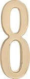 The Hillman Group 848966 Stick-On Domed, Number 8, Gold by The Hillman Group