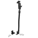 ARKON RM88MAMPS 4穴 AMPSパターン 車やトラックのシートレールまたはフロアマウント台座 衛星ラジオ小売用 ブラック