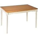 タンスのゲン ダイニングテーブル 幅120㎝ アメリカンカントリー調 パイン 天然木 正方形 高さ71cm 北欧 おしゃれ ナチュラル 4960000900