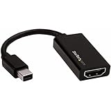 StarTech Mini DisplayPort HDMI変換アダプター 4K60Hz Thunderbolt 1 2対応 MacBook Air Pro Mac mini Surface Pro対応 MDP2HD4K60S