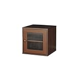 キューブボックス ガラス扉付/05 ブラウン