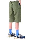 [クリフメイヤー] ワークシルエット ショーツ パンツ ボトムス ストレッチ キッズ ジュニア 子供服 男女兼用 150 カーキ