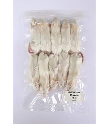 Amazon | 冷凍マウス ファジー M 20匹 国産 SAfarm | SAfarm | フード 通販