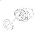 Toto thu4276 Cシャンクコネクター