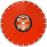 Diamond Products Core Cut 53730 12-Inch .110 X UNV Heavy Duty Orange High Speed Diamond Blade [並行輸入品