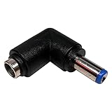 DCプラグ 変換アダプタ サイズ変換 φ5.5-2.5mm → φ5.5-2.1mm L型